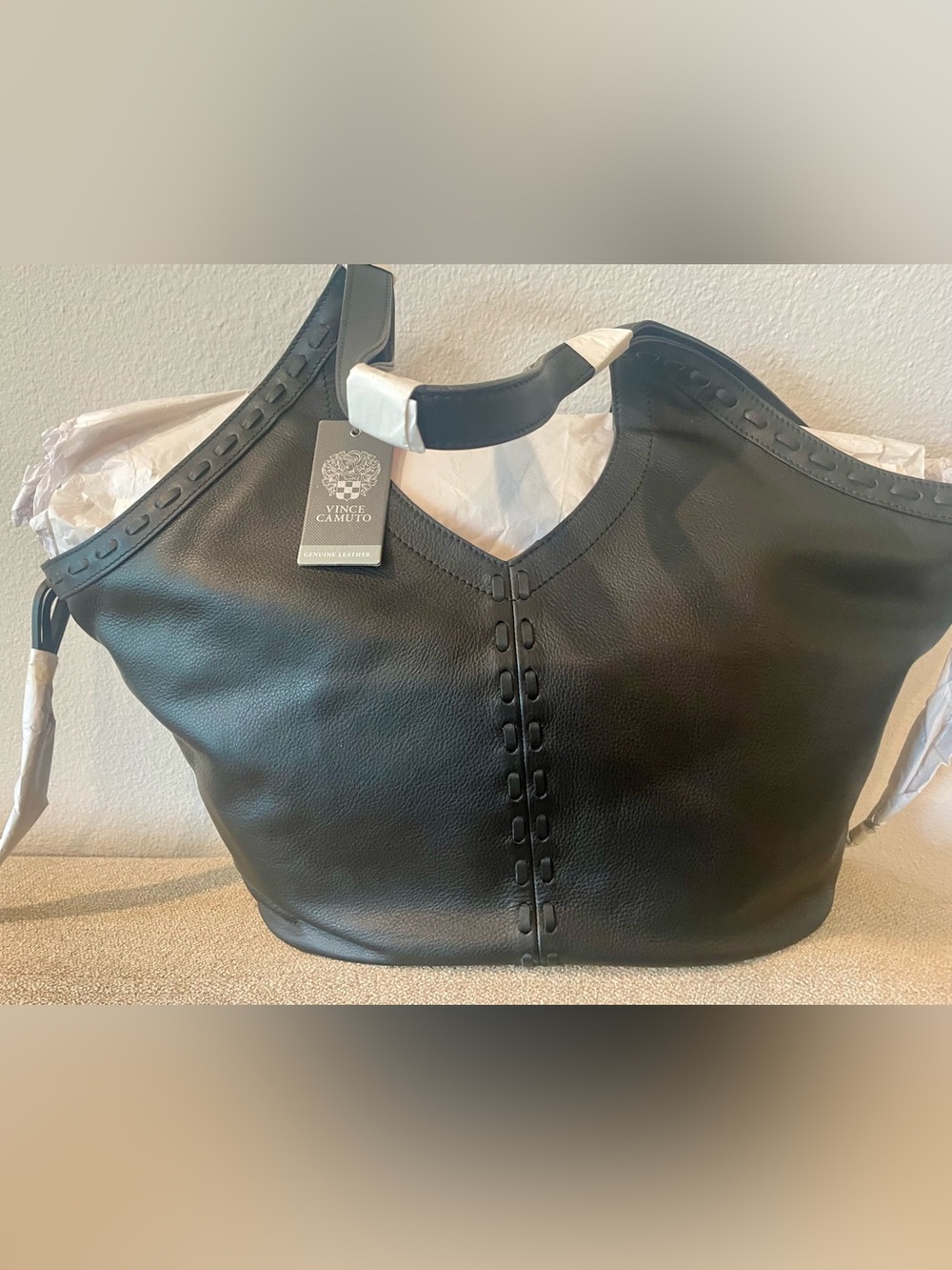 Vince Camuto Leather Tote